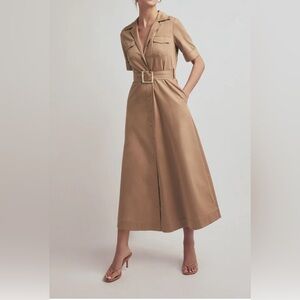 Favorite Daughter Tan Midi Dress